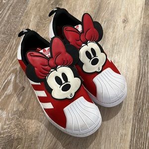 Adidas X Disney Superstar 360 C Minnie Mouse Little Kids' Shoes Vivid Red-White